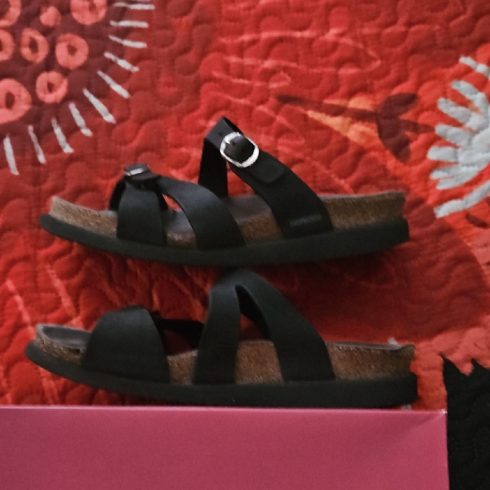 Mephisto Black Sandals with Buckle Straps *Womens Size 8 - Picture 7 of 9